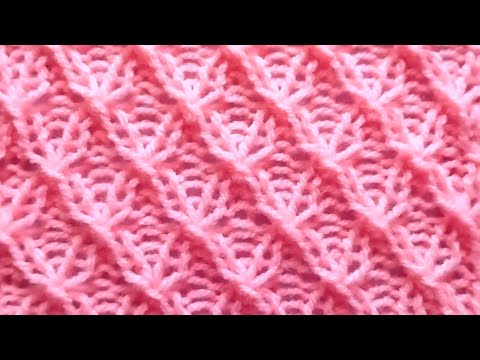 Видео: Как из резинки 1х1,  СВЯЗАТЬ   такую красоту! Бесплатный М К. Схема.