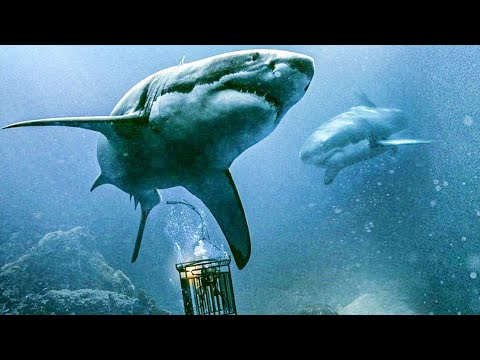 Видео: Они провели 24 часа на глубине 74 метра с  акулами наедине... [Краткий пересказ]