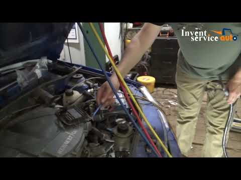 Видео: Установка кондиционера (б/у) на Renault Logan 2006г.в. в г.Казань