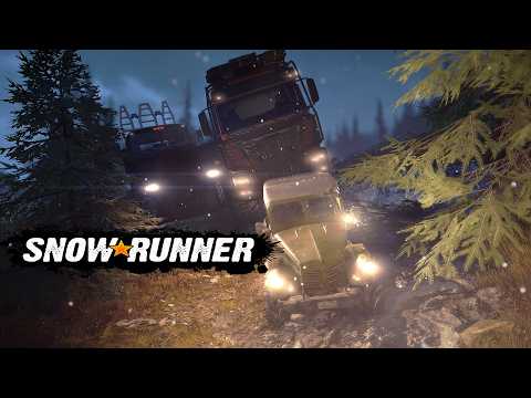 Видео: Snowrunner в коопе # 7 Прохождение Обзор Геймплей