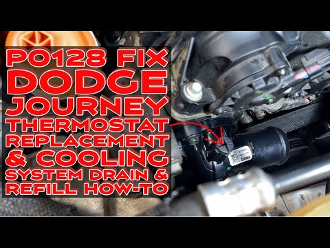 Видео: Инструкция по замене термостата и корпуса Dodge Journey