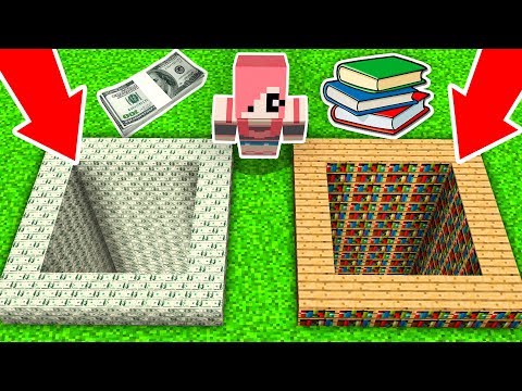 Видео: КАКУЮ ЯМУ Я ВЫБЕРУ В МАЙНКРАФТ? МИР ДЕНЕГ ИЛИ ЗНАНИЙ