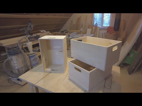 Видео: Как сделать очень простой ящик из фанеры 8 мм
