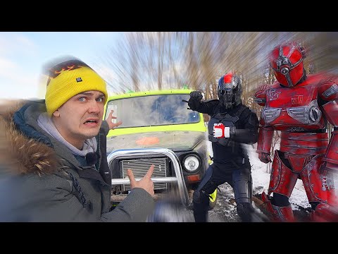 Видео: Киберсолдат и Мехабот получили машину времени, а там...