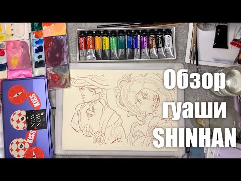 Видео: Обзор гуаши shinhan (и не только)