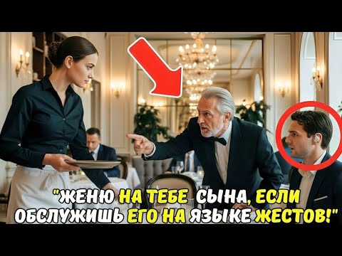 Видео: «Обслужи МОЕГО СЫНА на языке жестов — и выйдешь за него ЗАМУЖ!» — насмехался МИЛЛИОНЕР… И остолбенел