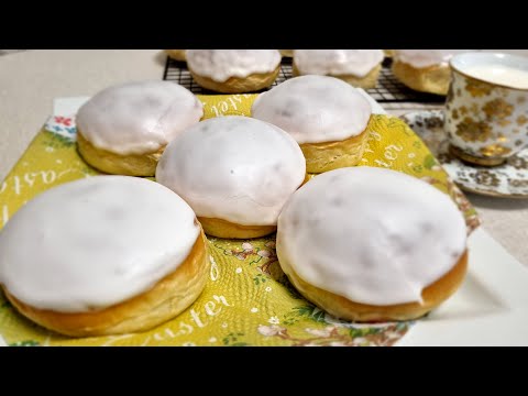 Видео: Булочки с помадкой, до чего же они вкусные.../Fondant buns