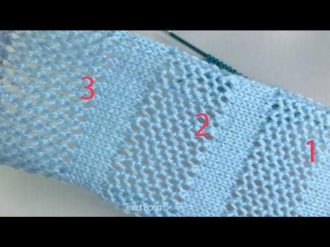 Видео: Ажур - толщина спиц, пряжи и рисунок одни - техника вязания и результат разные / Вязание спицами.