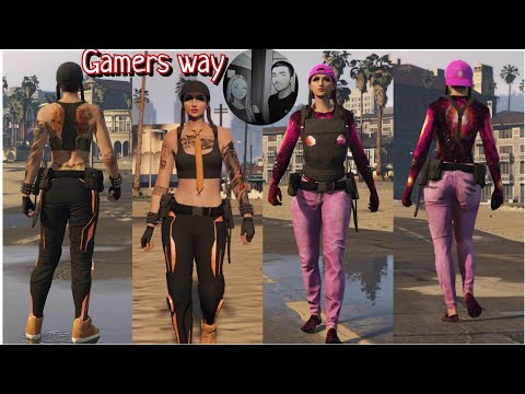 Видео: Глитч на  2 мод костюма, gta 5 online outfits tutorial