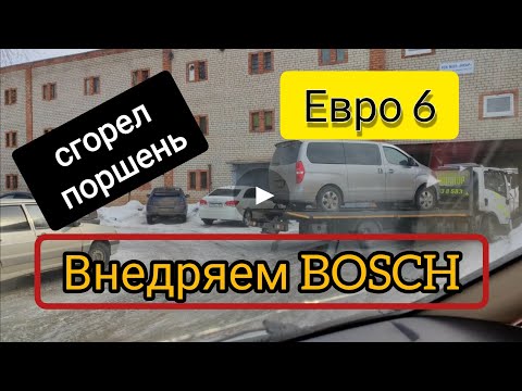 Видео: Прогорел поршень на Grand Starex Euro 6. Капремонт и установка топливной системы BOSCH