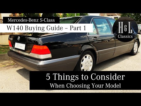 Видео: 5 вещей, которые следует учитывать при выборе W140 — Руководство покупателя Mercedes-Benz S-класс...
