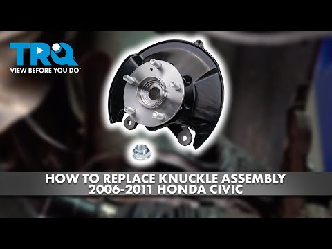 Видео: Как заменить поворотные кулаки Honda Civic 2006-2011