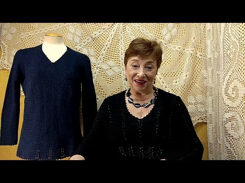 Видео: Платье "Звёзды". Мастер-класс по вязанию крючком от О. С. Литвиной.