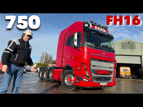 Видео: Тест-драйв тяжелого грузовика VOLVO FH16 750 полной массой 85 тонн