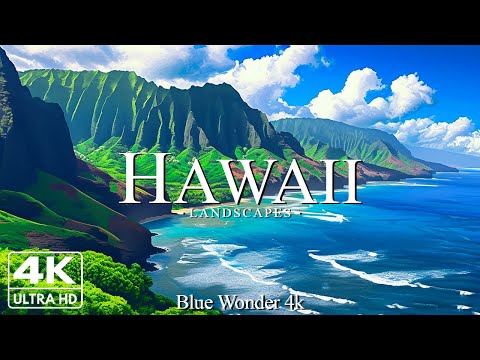 Видео: Hawaii UHD - живописный релаксационный фильм с успокаивающей музыкой - 4K Video Ultra HD