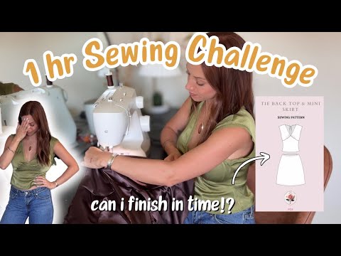 Видео: Часовой челлендж по шитью ⏰ | Смогу ли я сшить этот топ по выкройке за 60 минут?!