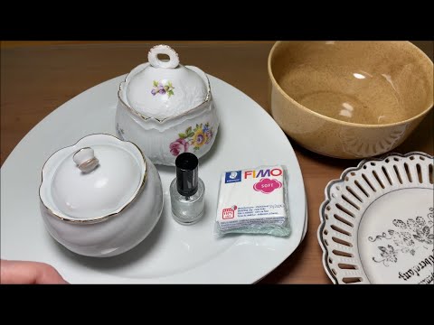 Видео: Реставрация фарфора. The restoration of porcelain.