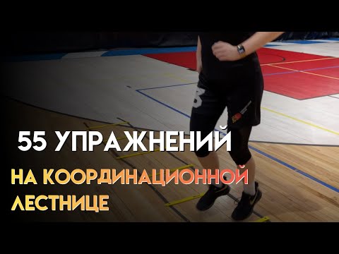 Видео: 55 УПРАЖНЕНИЙ НА КООРДИНАЦИОННОЙ ЛЕСТНИЦЕ