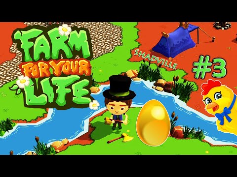 Видео: Золотые инструменты и золотая курица ☀ Farm for your Life Прохождение игры #3
