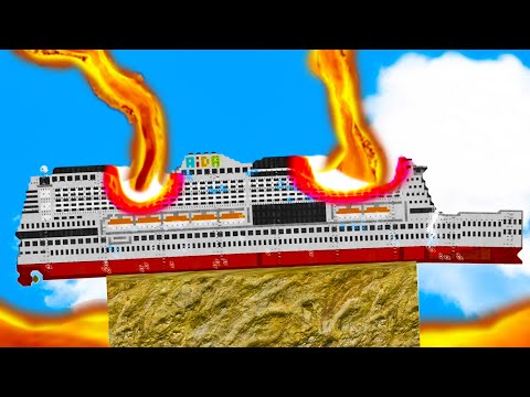 Видео: КОРАБЛЬ ПРОТИВ ЛАВЫ | Floating Simulator