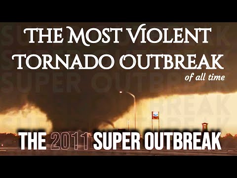 Видео: Самый худший день торнадо в истории | Супервспышка торнадо в Дикси-Элли в 2011 году