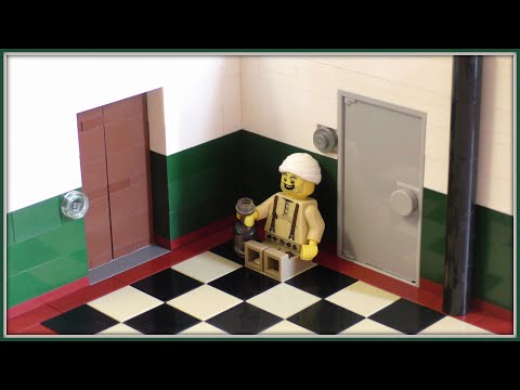 Видео: Lego Самоделка - Советский подъезд с лифтом