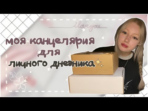 Видео: моя канцелярия для личного дневника