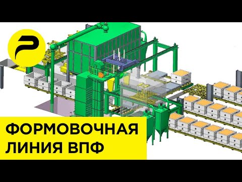 Видео: Формовочная линия ВПФ, Вакуумно-пленочная Формовка - V process | РУСЛИТТЕХ
