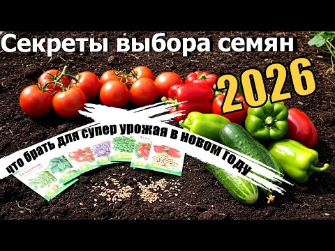 Видео: Секреты выбора семян: что брать для супер урожая в новом году