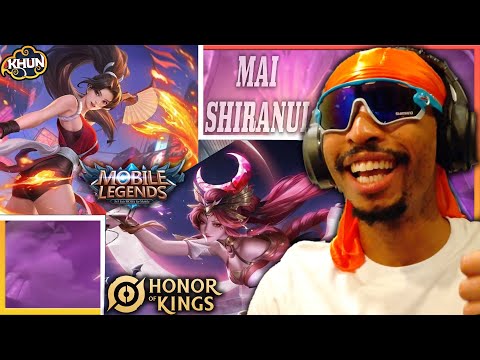 Видео: 🥇MLBB против ХОК Май Ширануи | СРАВНЕНИЕ КОЖИ