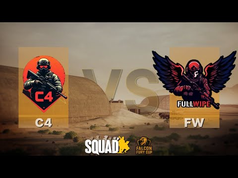 Видео: Турнир в Squad   C4 vs FULL WIPE   16x16   Falcon Fury Cup