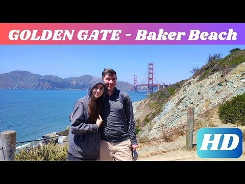 Видео: 515. Дорога на пляж Baker Beach / Golden Gate - Baker Beach