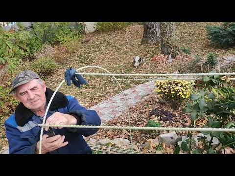 Видео: Каркасы для роз из стеклопластиковой арматуры.