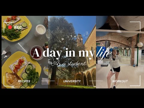 Видео: ОДИН ДЕНЬ ИЗ ЖИЗНИ СТУДЕНТА В ИТАЛИИ 🇮🇹: university , workouts , healthy lifestyle, exams |