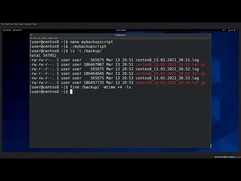 Видео: 38. Создание backup скрипта (RHCSA)