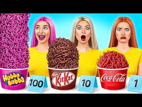 Видео: 100 Слоев Еды Челлендж | Смешные Моменты от Multi DO Challenge