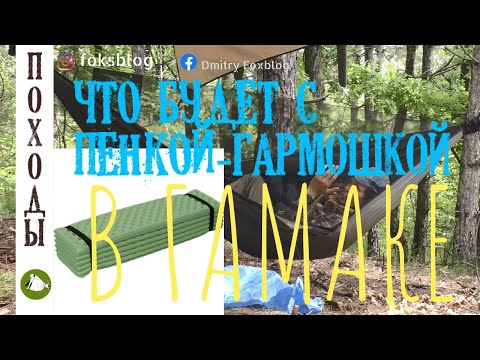 Видео: ЧТО БУДЕТ С ПЕНКОЙ-ГАРМОШКОЙ В ГАМАКЕ