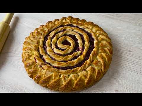 Видео: Bu pirogni siri hamirida / Вишнёвый пирог