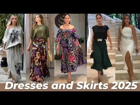 Видео: Модные платья и юбки 2025 года