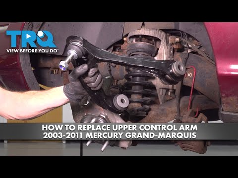 Видео: Как заменить верхний рычаг подвески Mercury Grand Marquis 2003-2011