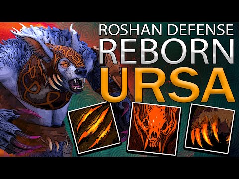 Видео: ROSHAN DEFENSE REBORN l URSA l НАТУРАЛЬНЫЙ БАЛДЁЖ