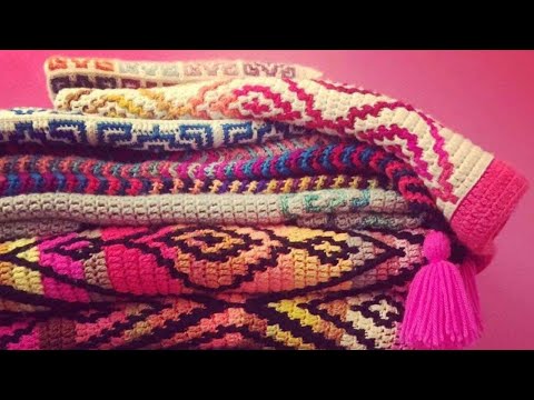 Видео: Руководство №5 для начинающих по мозаичному вязанию крючком — советы и рекомендации