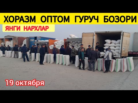 Видео: ХОРАЗМ ОПТОМ ГУРУЧ БОЗОР НАРХЛАРИ 19 ОКТЯБРЯ 2024.Г