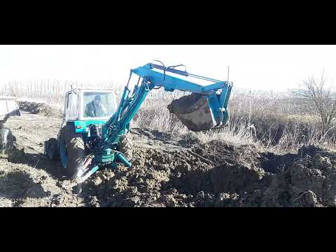 Видео: Экскаватор Юмз эо2621 на импортной гидравлике.