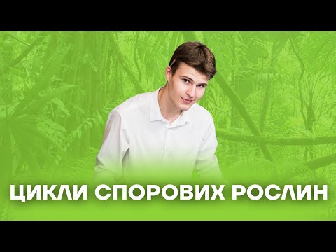 Видео: Цикли спорових рослин | Біологія ЗНО