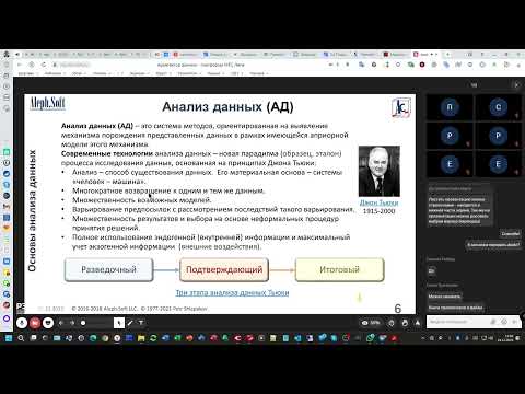 Видео: 2023-12-19 Продвинутые методы анализа данных и искусственного интеллекта. Часть 1/3.
