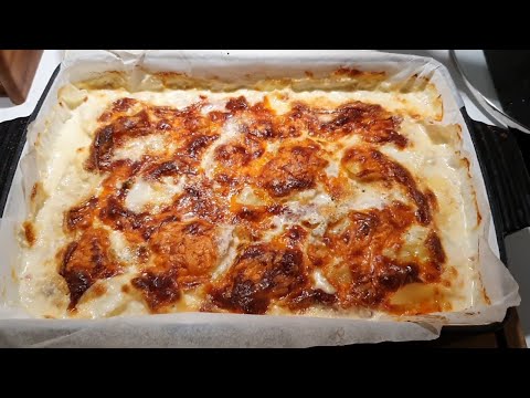 Видео: Картофель в сливках. Гарнир. ДАТСКАЯ КУХНЯ.