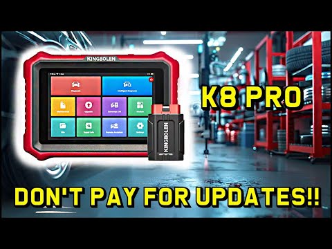 Видео: Автомобильный сканер среднего уровня с БЕСПЛАТНЫМИ ПОЖИЗНЕННЫМИ ОБНОВЛЕНИЯМИ!!! Kingbolen K8 Pro