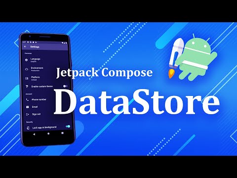 Видео: DataStore в Jetpack Compose | Android Studio