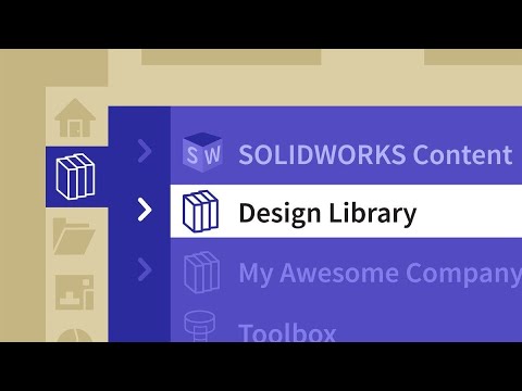 Видео: SolidWorks. Библиотечные элементы.  Часть 1. Начало.